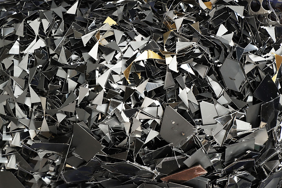 Recycled Metal Scrap Shards