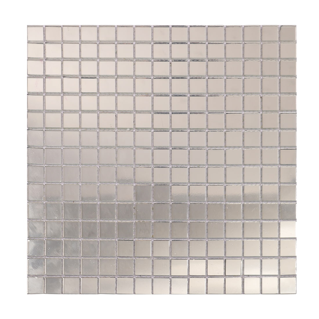 Full sheet of silver mirror 20mm square glass mosaic tile