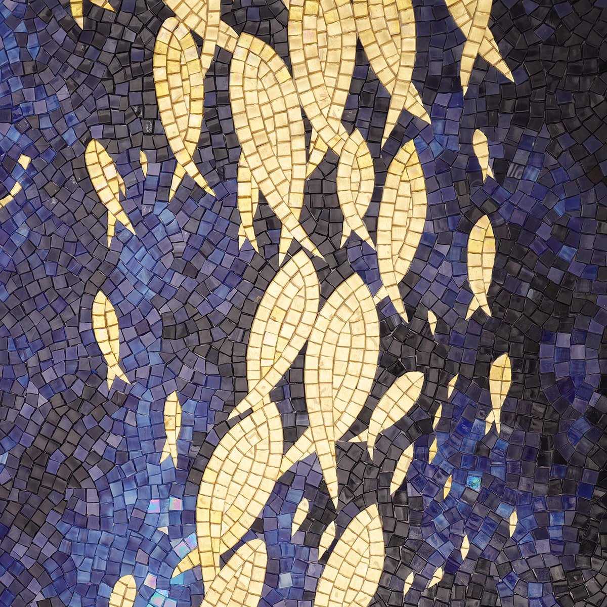 Fish School Mosaic Mural | Woos Tiles