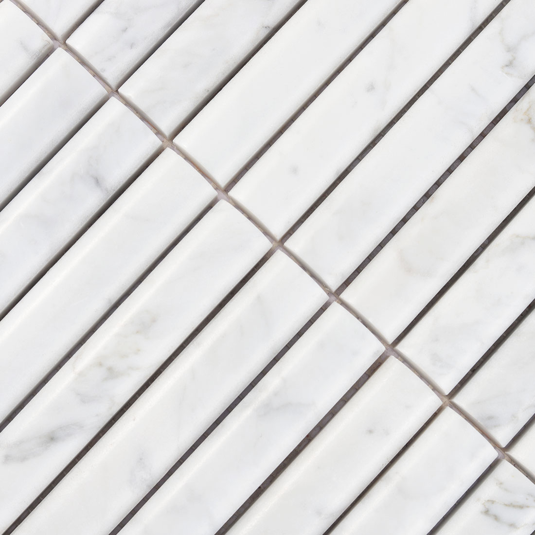 Detailed surface texture showing natural grey veins in white marble.