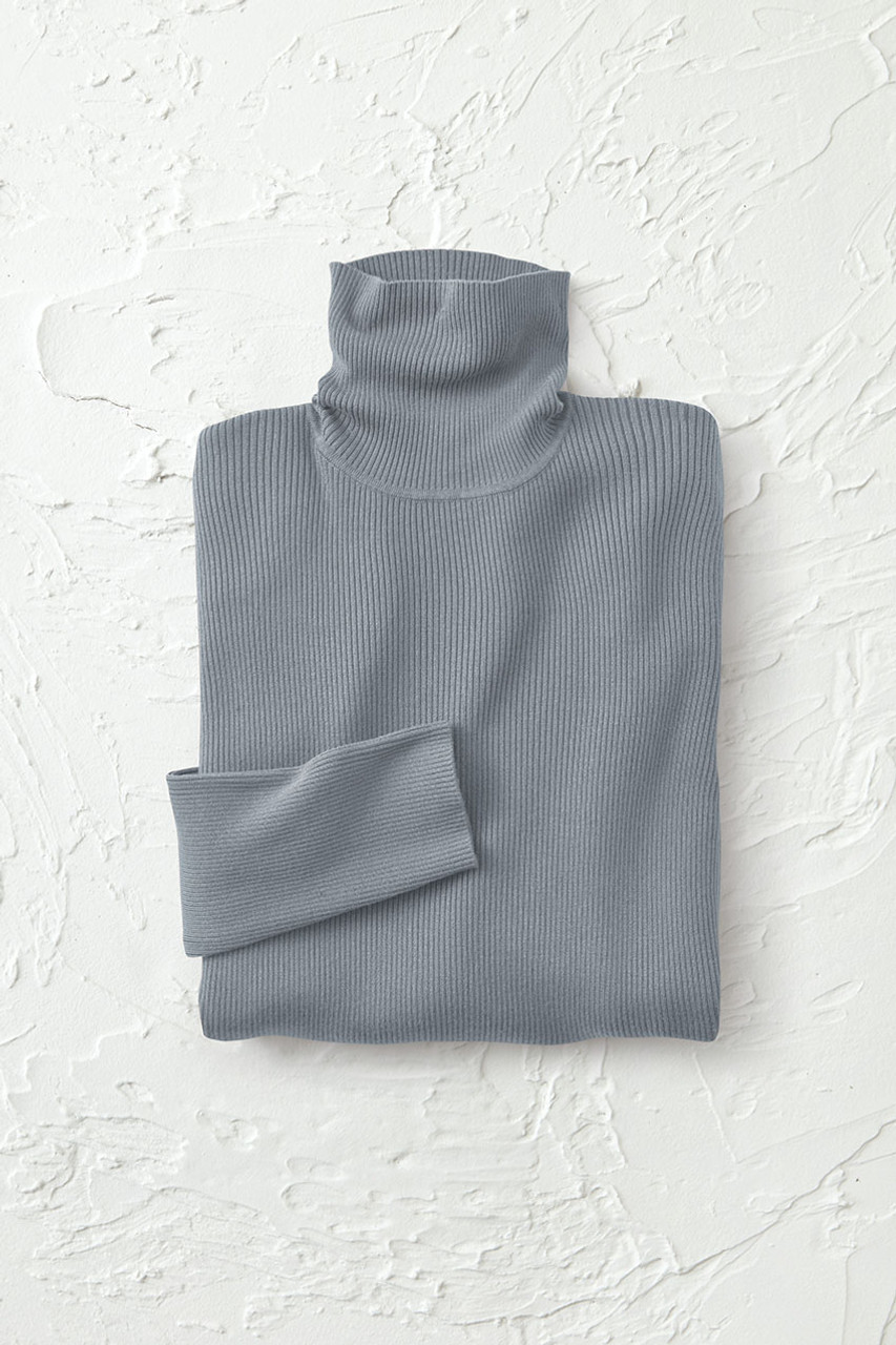 Ribbed Turtleneck Sweater