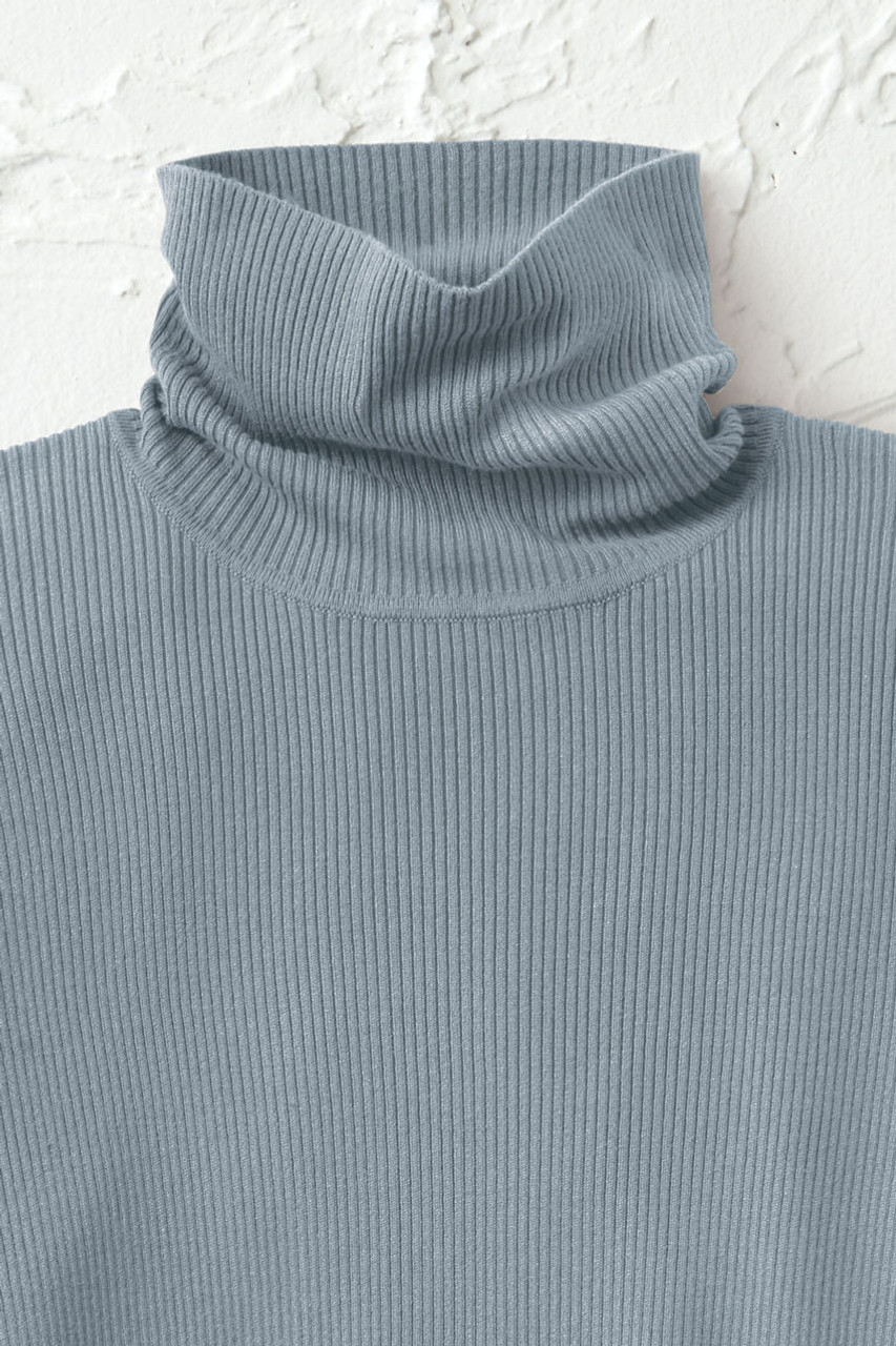 Ribbed Turtleneck Sweater