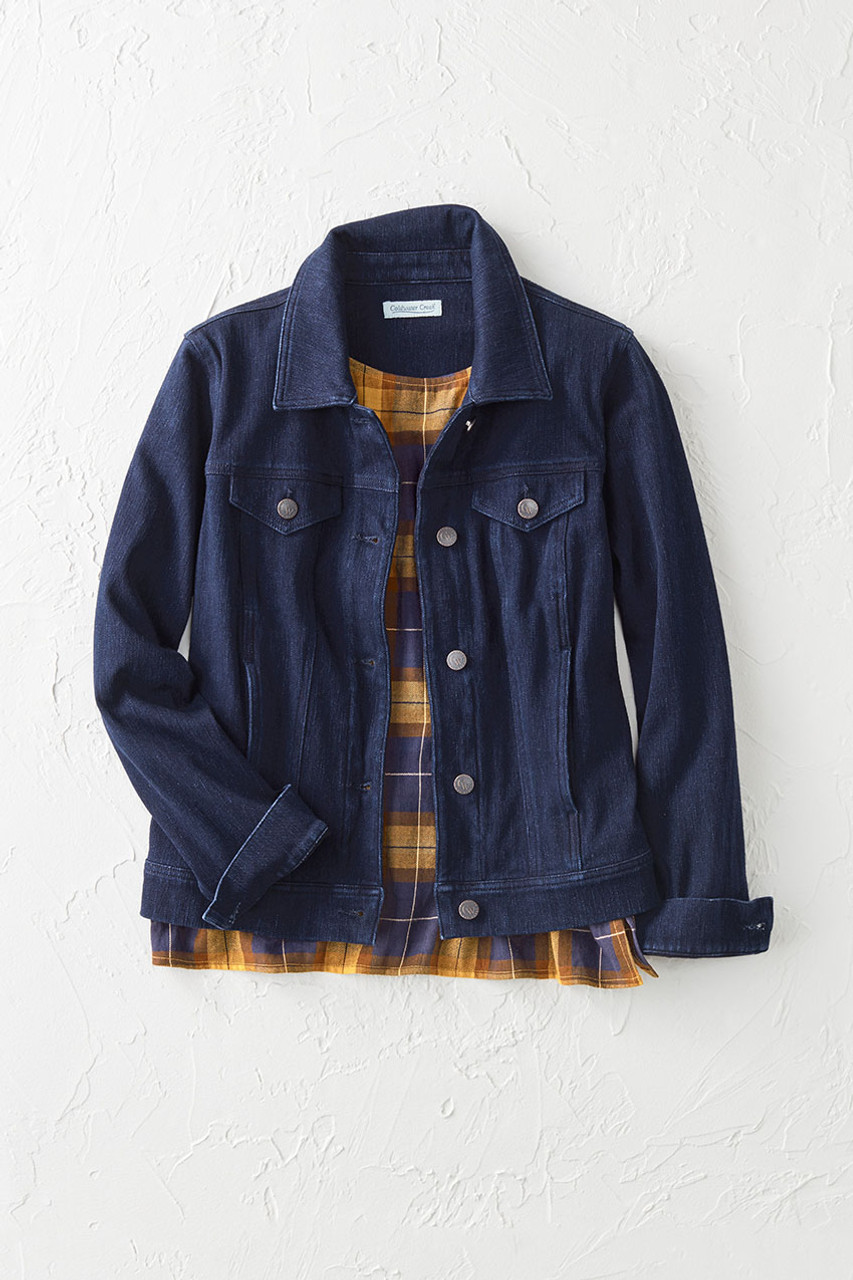 Knit Denim Jacket