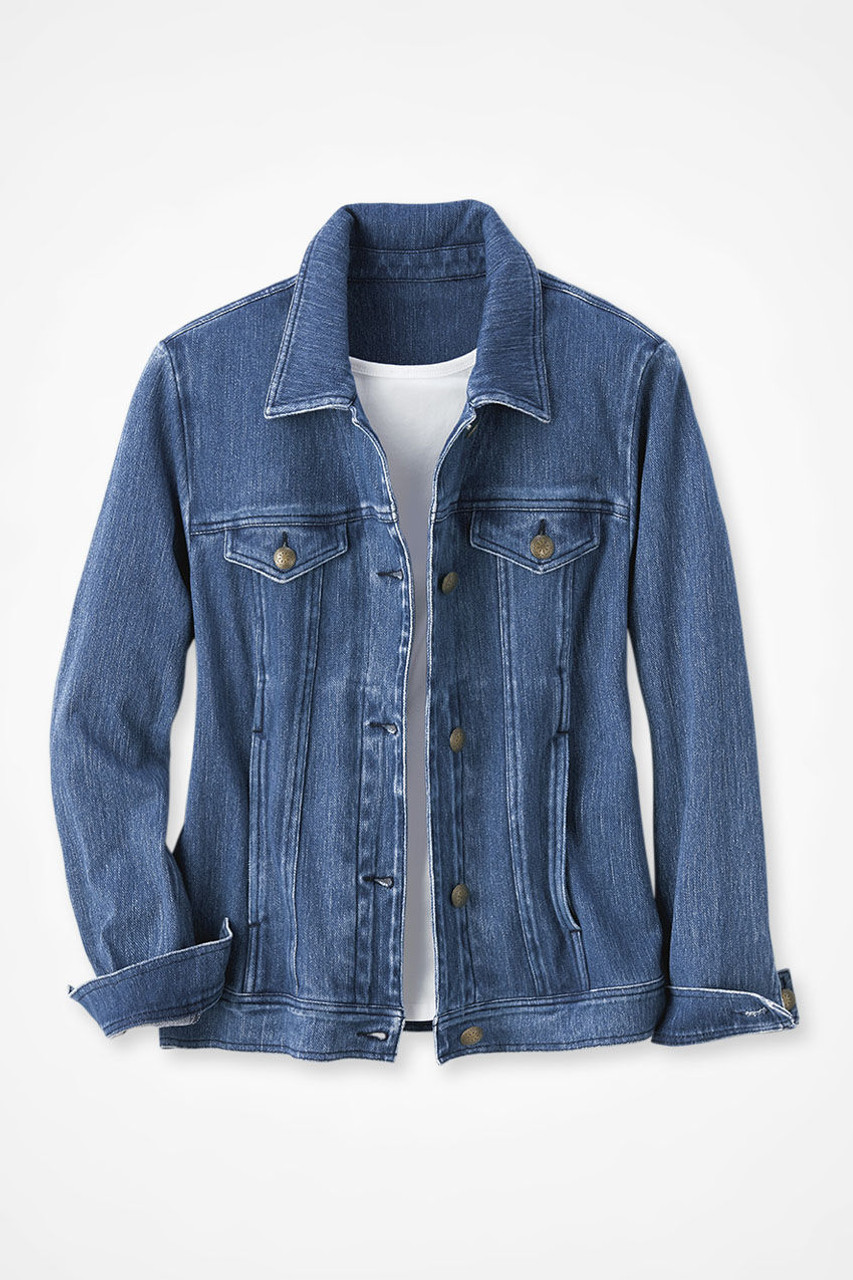 Knit Denim Jacket