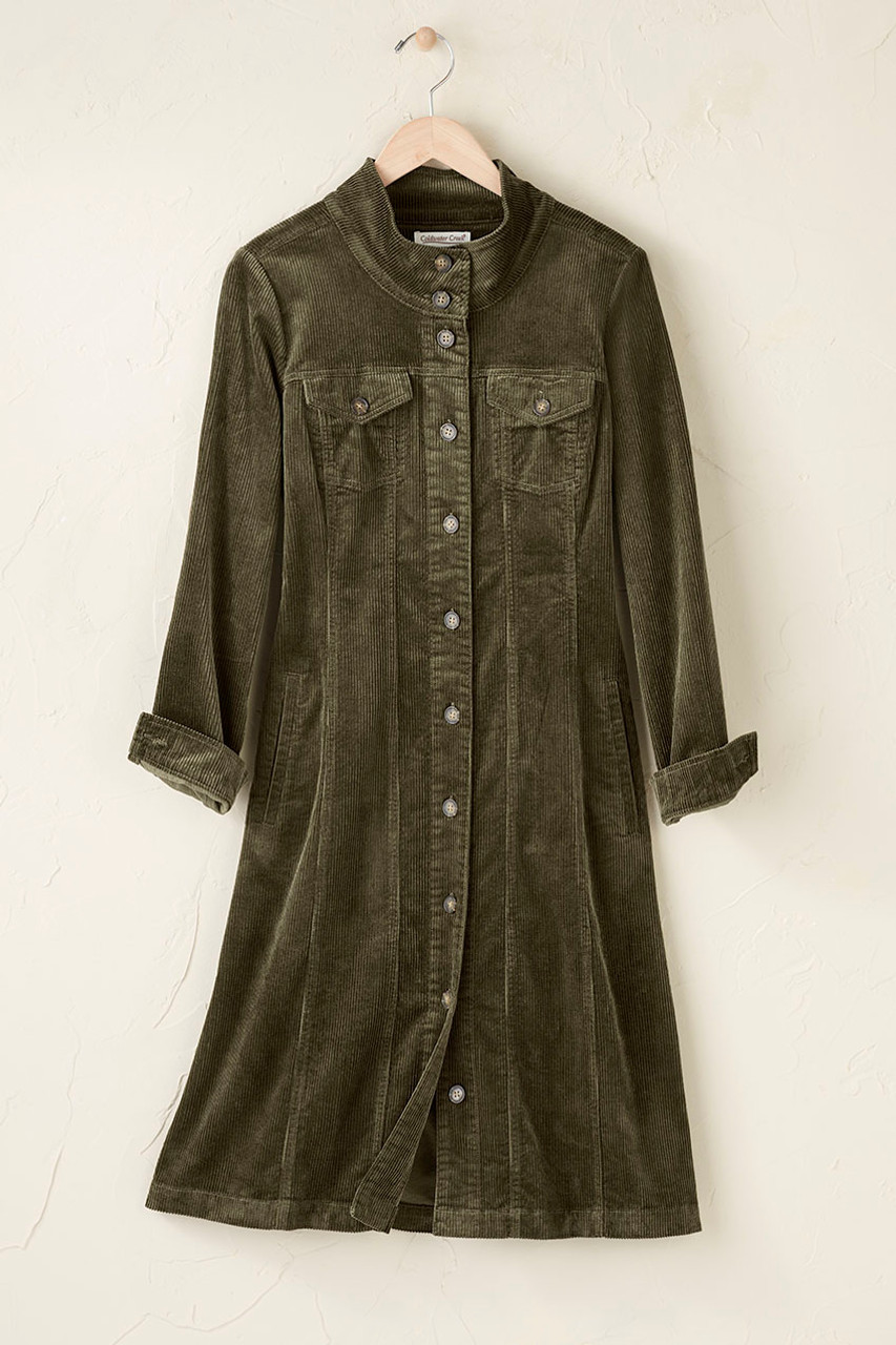 Corduroy Shirtdress