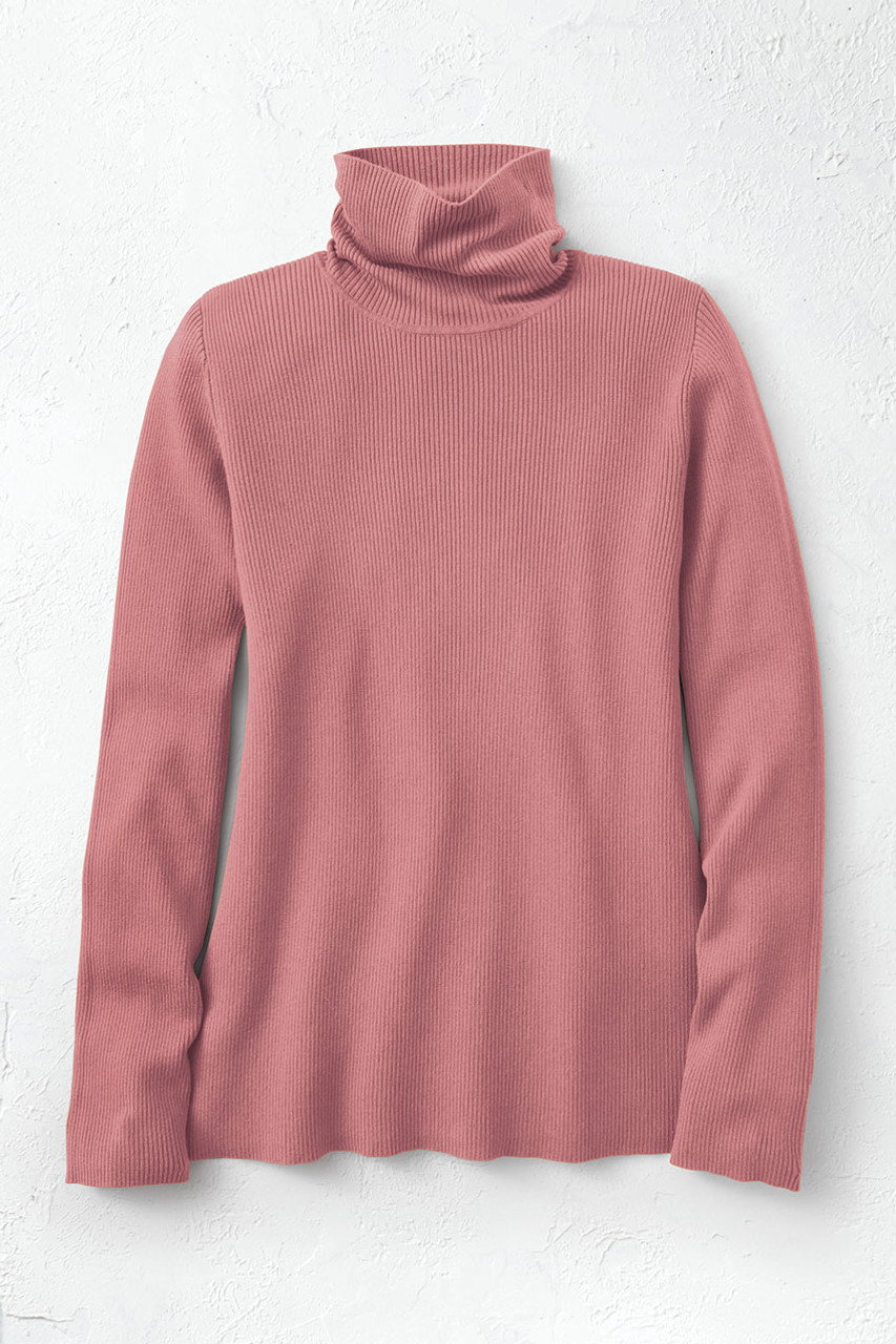 Ribbed Turtleneck Sweater