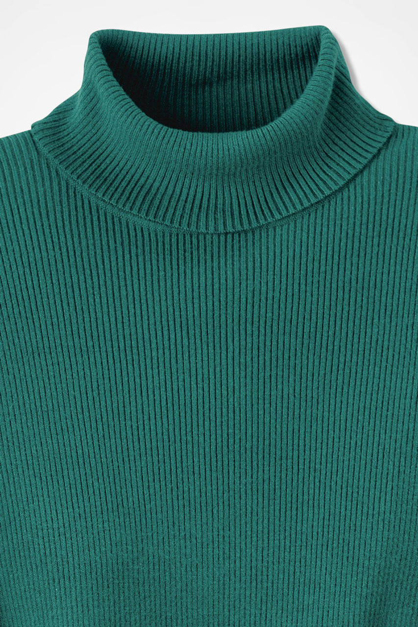 Ribbed Turtleneck Sweater