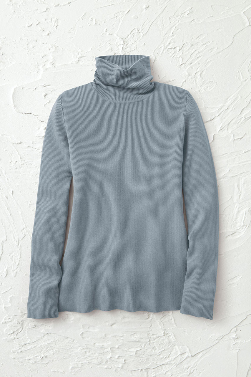 Ribbed Turtleneck Sweater