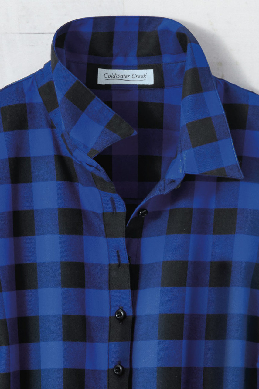Sapphire Celebration Plaid Tunic