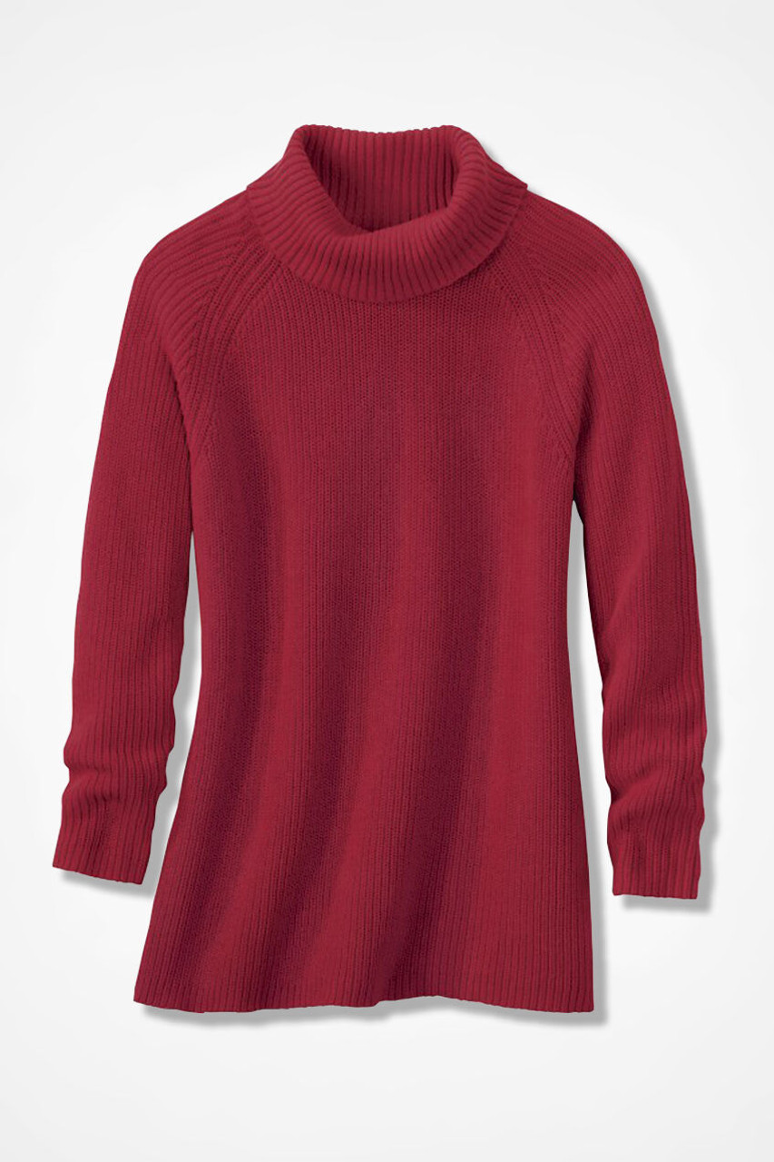 Shaker Turtleneck Tunic