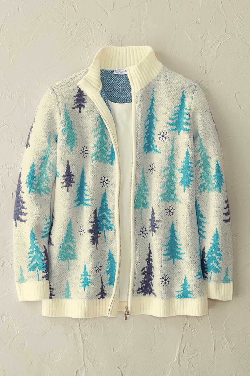 Winter Woods Zip Cardigan