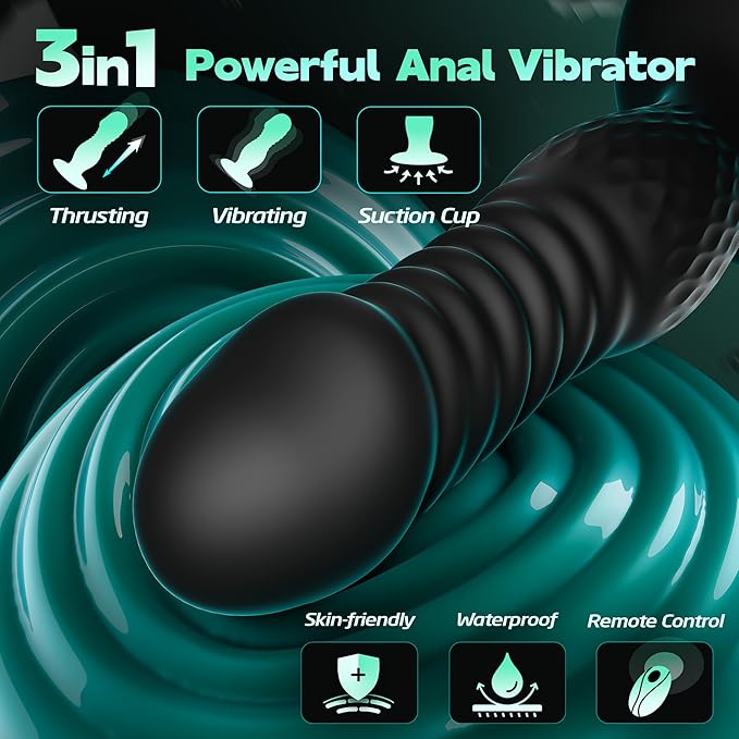 💥2025 New Series Limited-Time Offer - 👑 Remote Control Vibrating Anal Plug