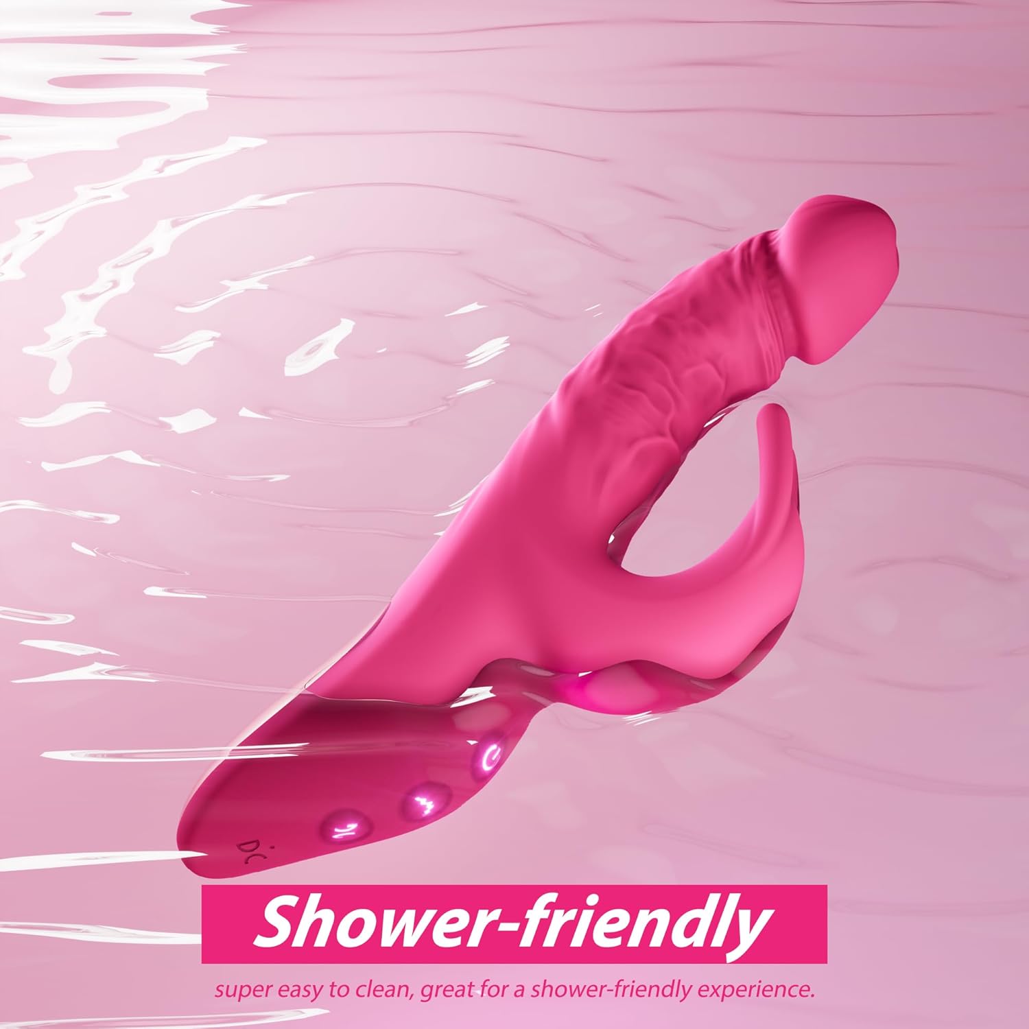 Thrusting Dildo Vibrator Adult Sex Toys for Women - 5IN1 App Control Adult Toys with 5 Thrust Dildos & Flapping Bunny & One-Click Burst, Clitoral Vibrators Rose Sex Toy Sexual Pleasure Tools for Wome