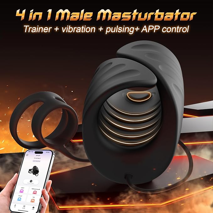 💥2025 New Collection - Limited-Time Offer - 👑 Vibrating Penis Ring