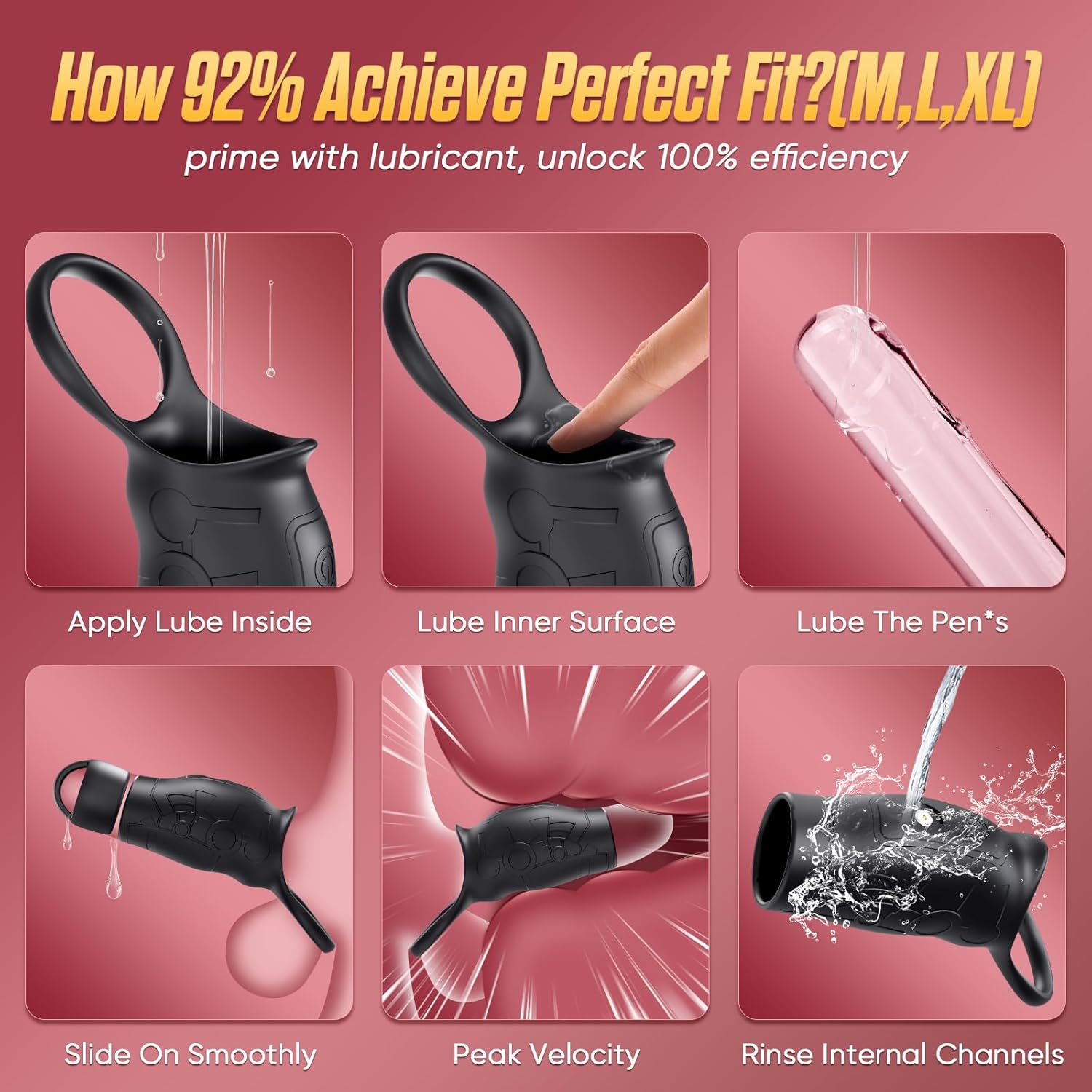 Vibrating Cock Ring Penis Sleeve Vibrator - Sex Toys Male Masturbator Penis Ring Anal Toys with 10 Vibrating Modes Penis Training Extender G Spot Stimulator, Male Adult Sex Toys for Men Women Couples