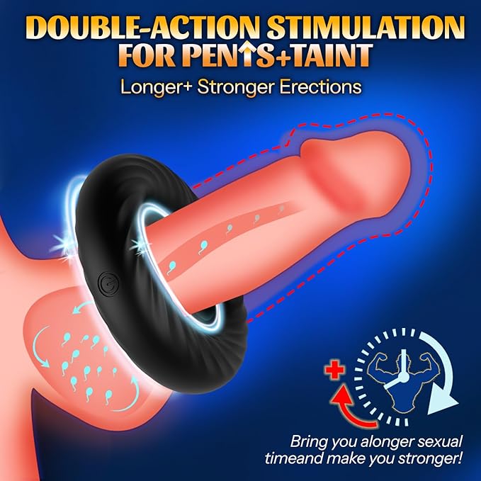 👑💥2025 New Collection - Limited Time Discount - Vibrating Penis Ring