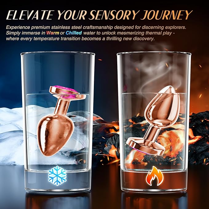 💥The 2025 Supreme Series is coming - 👑Rose Gold Anal Plug