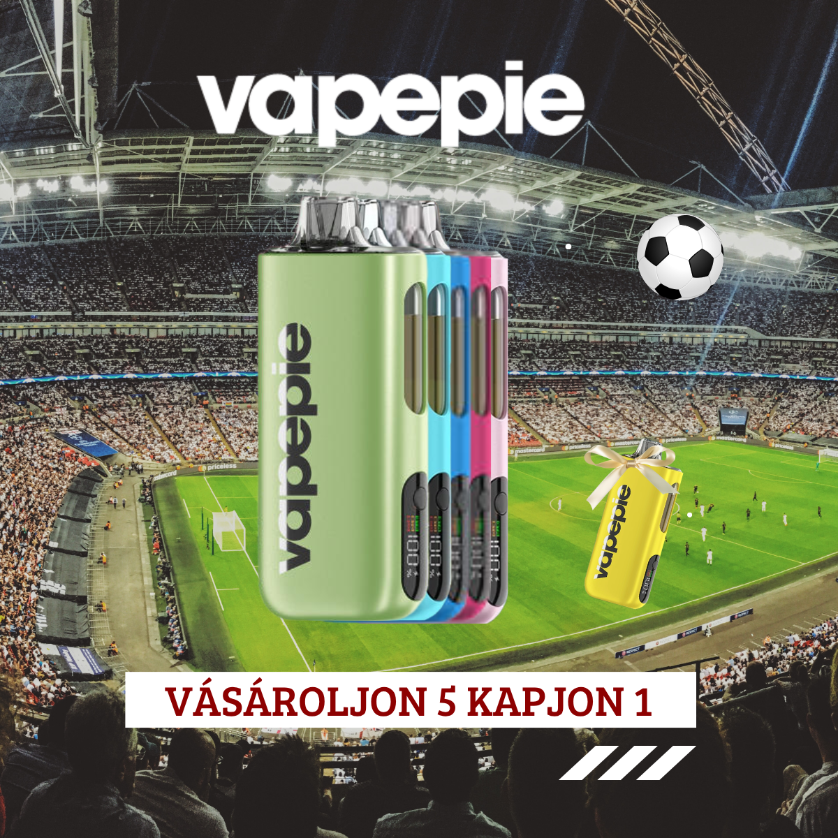 🔥𝗜𝗡𝗚𝗬𝗘𝗡𝗘𝗦 40000puffs 5+1 értékcsomag 