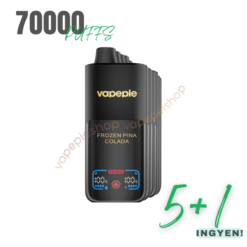  🎁 𝗜𝗡𝗚𝗬𝗘𝗡𝗘𝗦 70000puffs  5+1db AJÁNDÉK