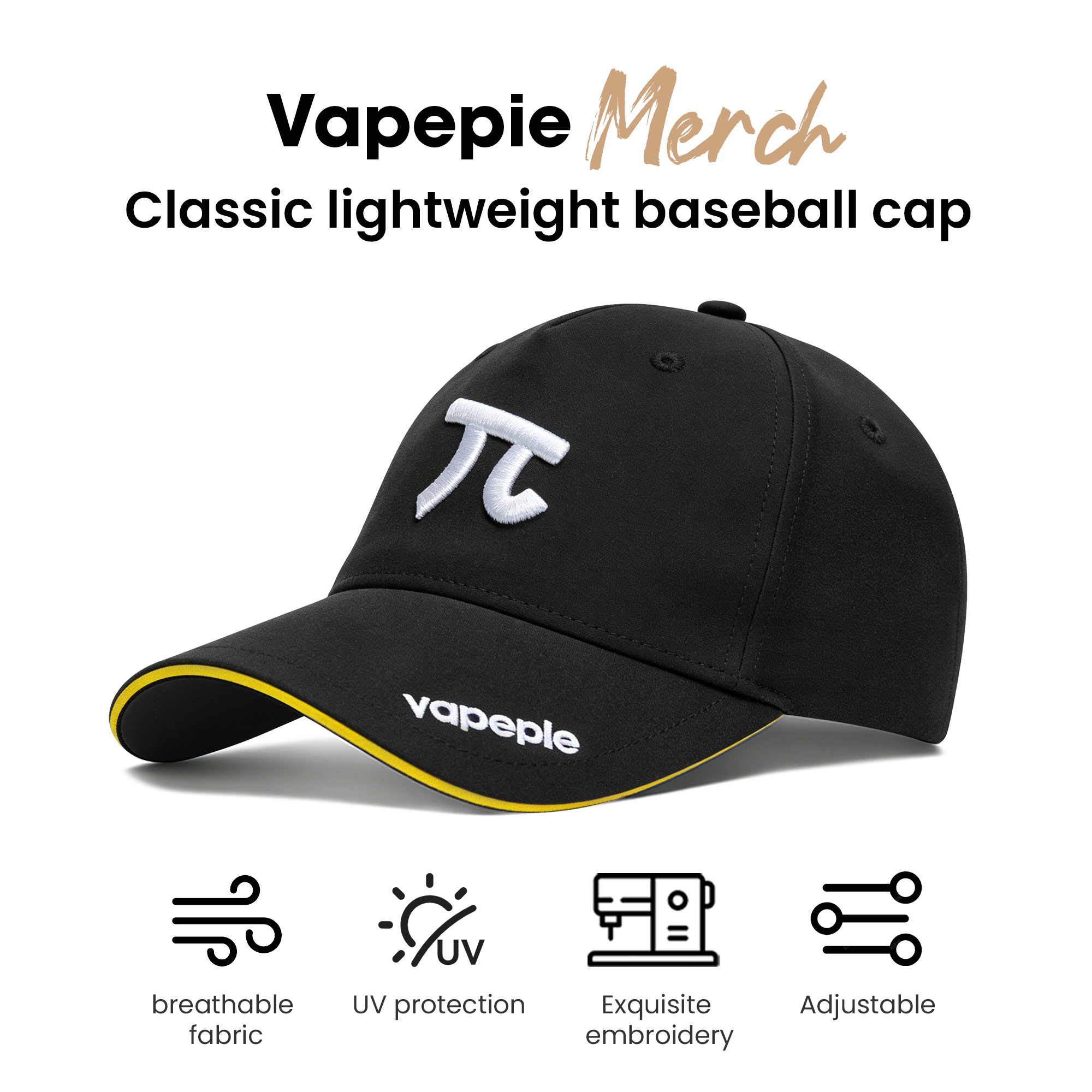 VAPEPIE Hímzett Logós Sapka 