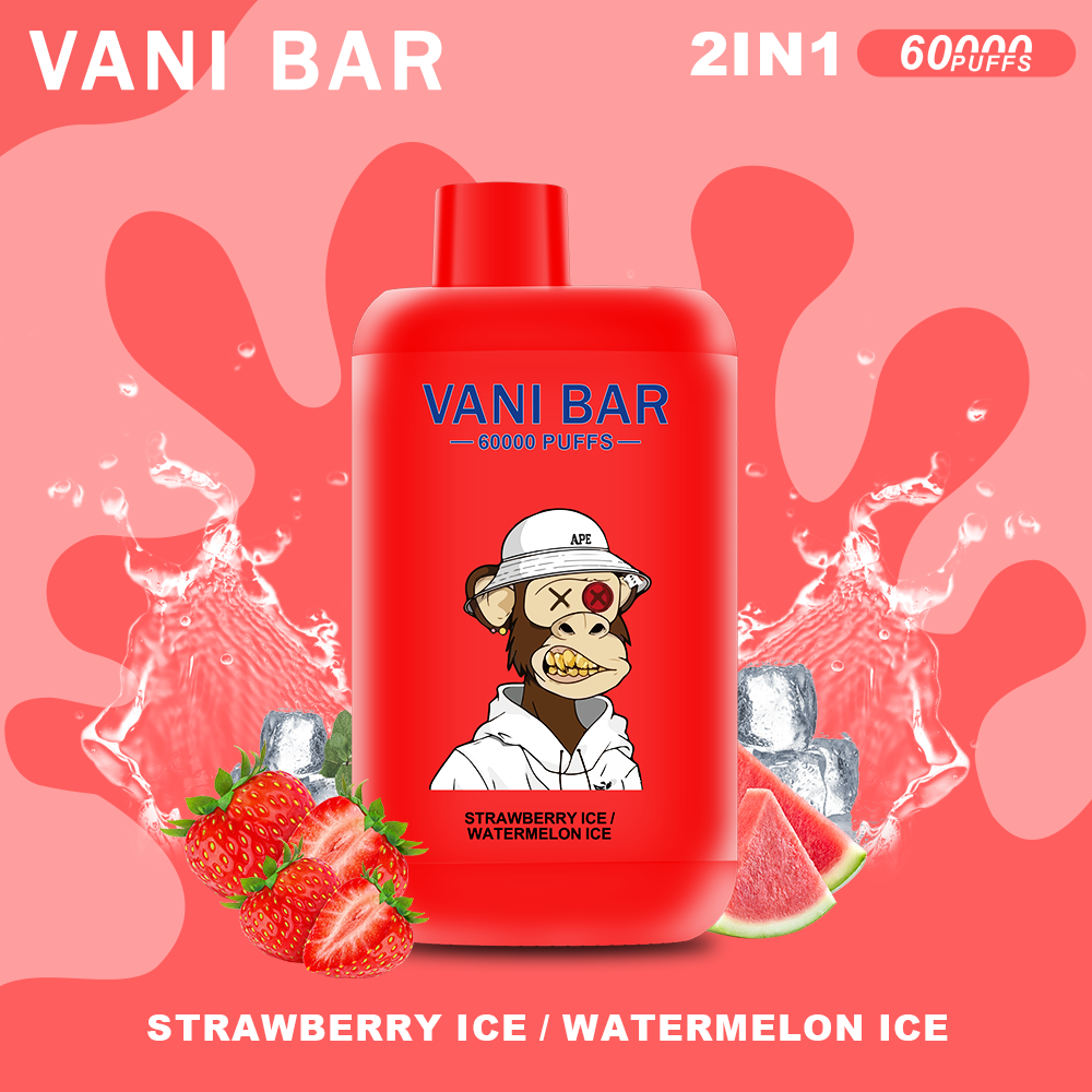 vanibar 2in1 60000 puffs & Epres jég / Görögdinnye jég
