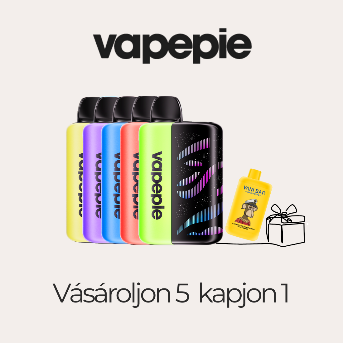 ✨🎁45000puffs Vásároljon 5 kapjon 1
