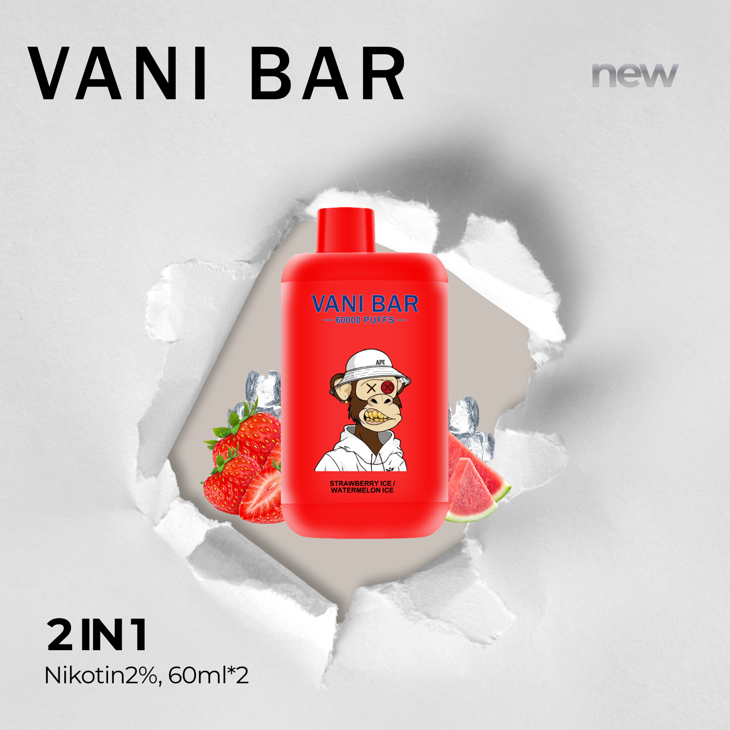 vanibar 2in1 60000 puffs 🎁 Korlátozott idejű csomag