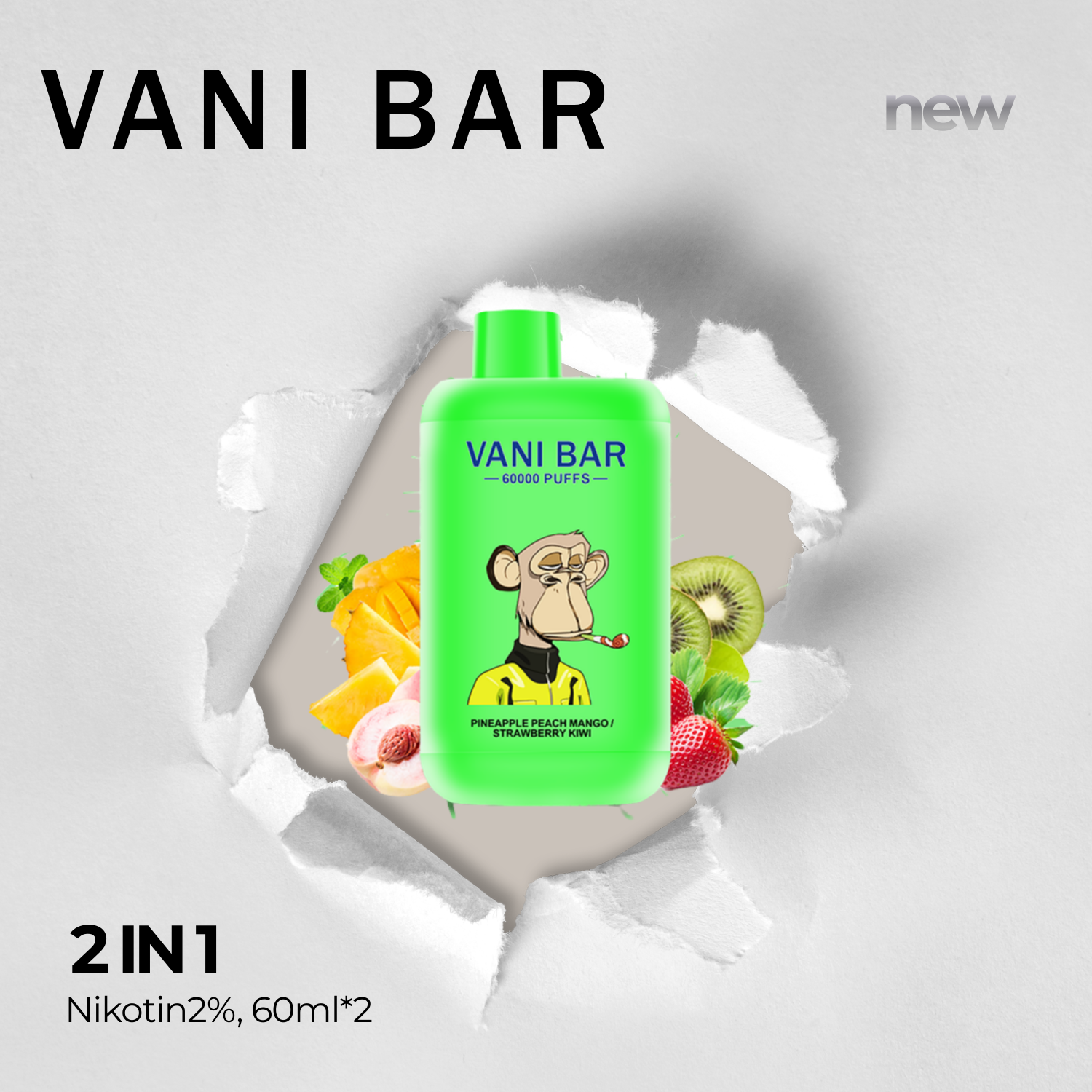 vanibar 2in1 60000 puffs 🎁 Korlátozott idejű csomag