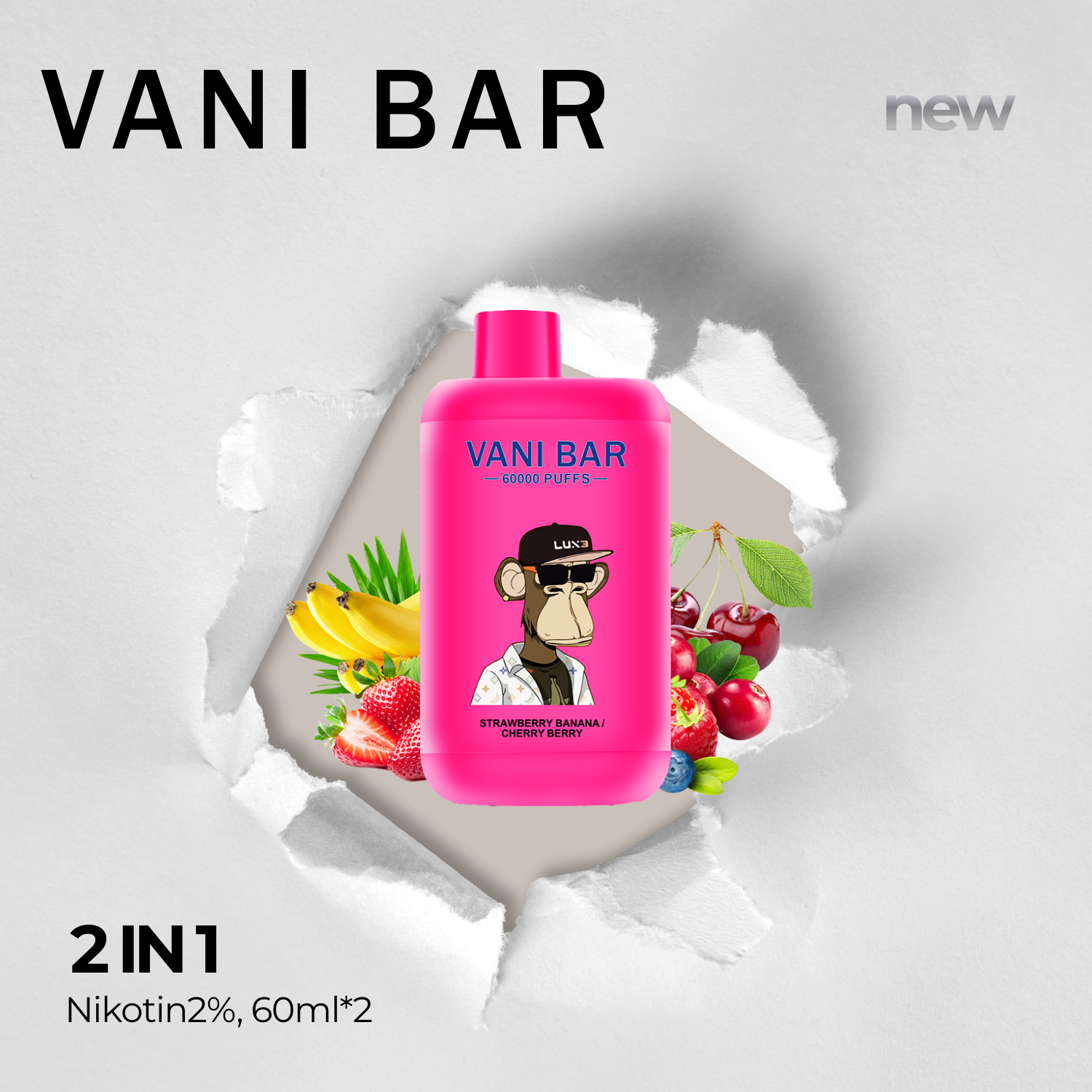 vanibar 2in1 60000 puffs 🎁 Korlátozott idejű csomag