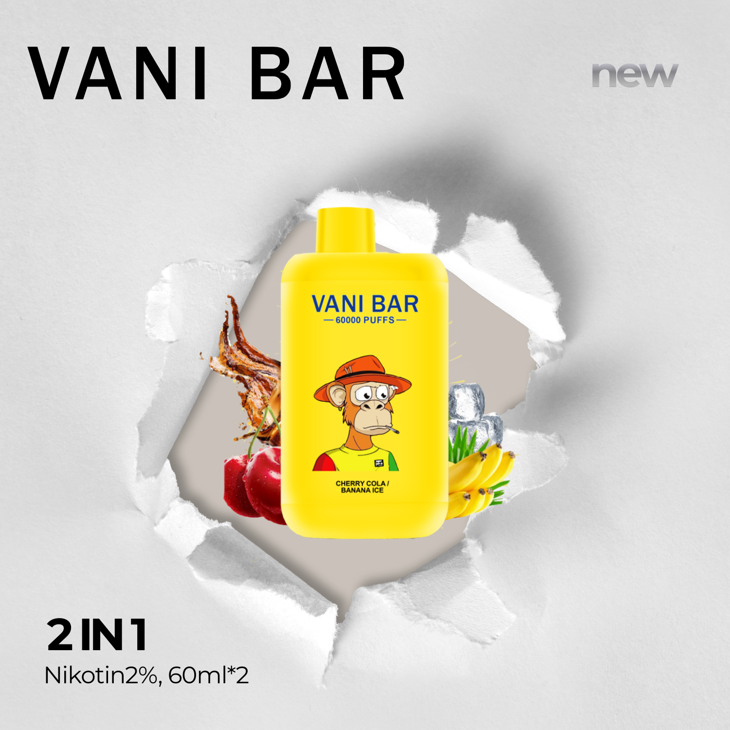 vanibar 2in1 60000 puffs 🎁 Korlátozott idejű csomag