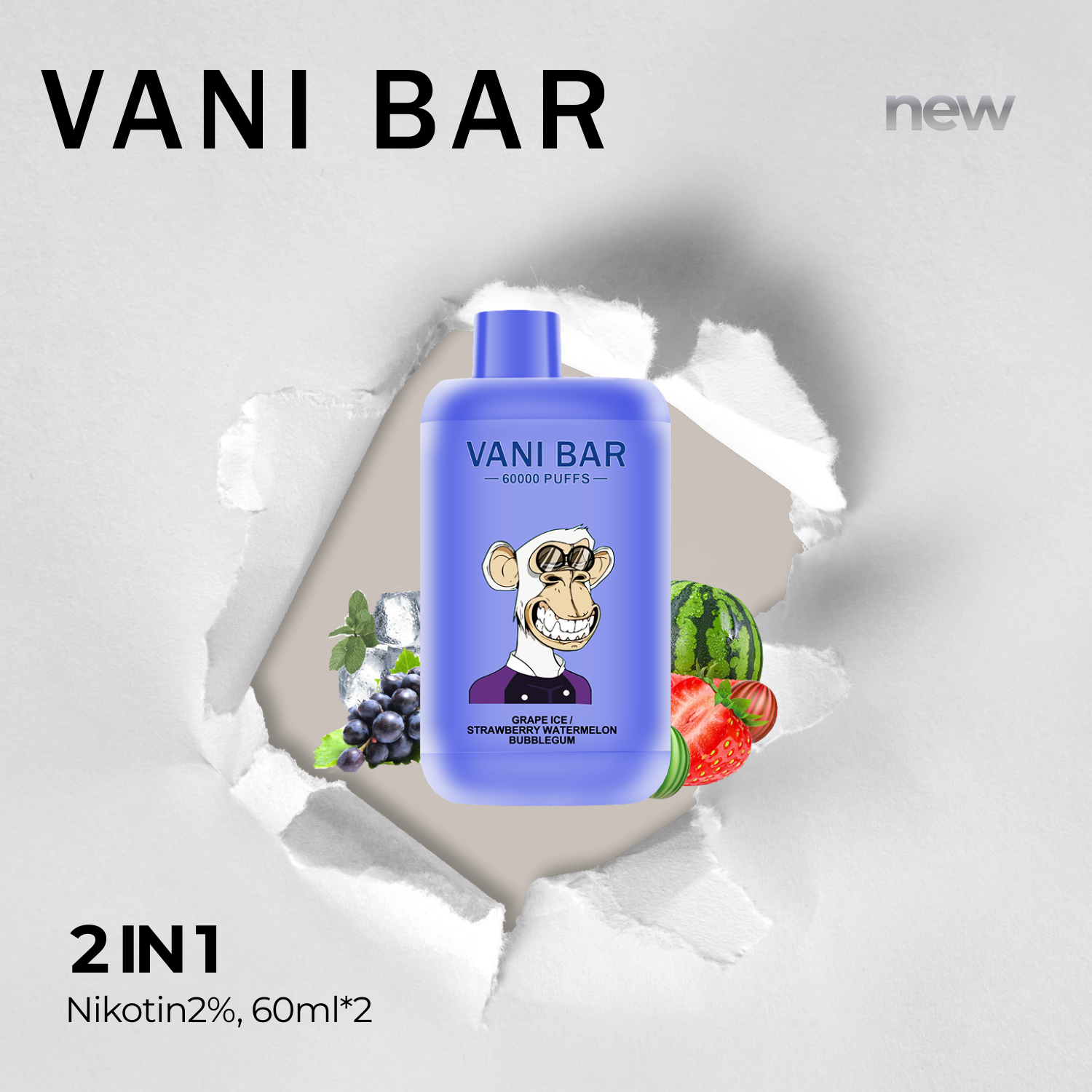 vanibar 2in1 60000 puffs 🎁 Korlátozott idejű csomag