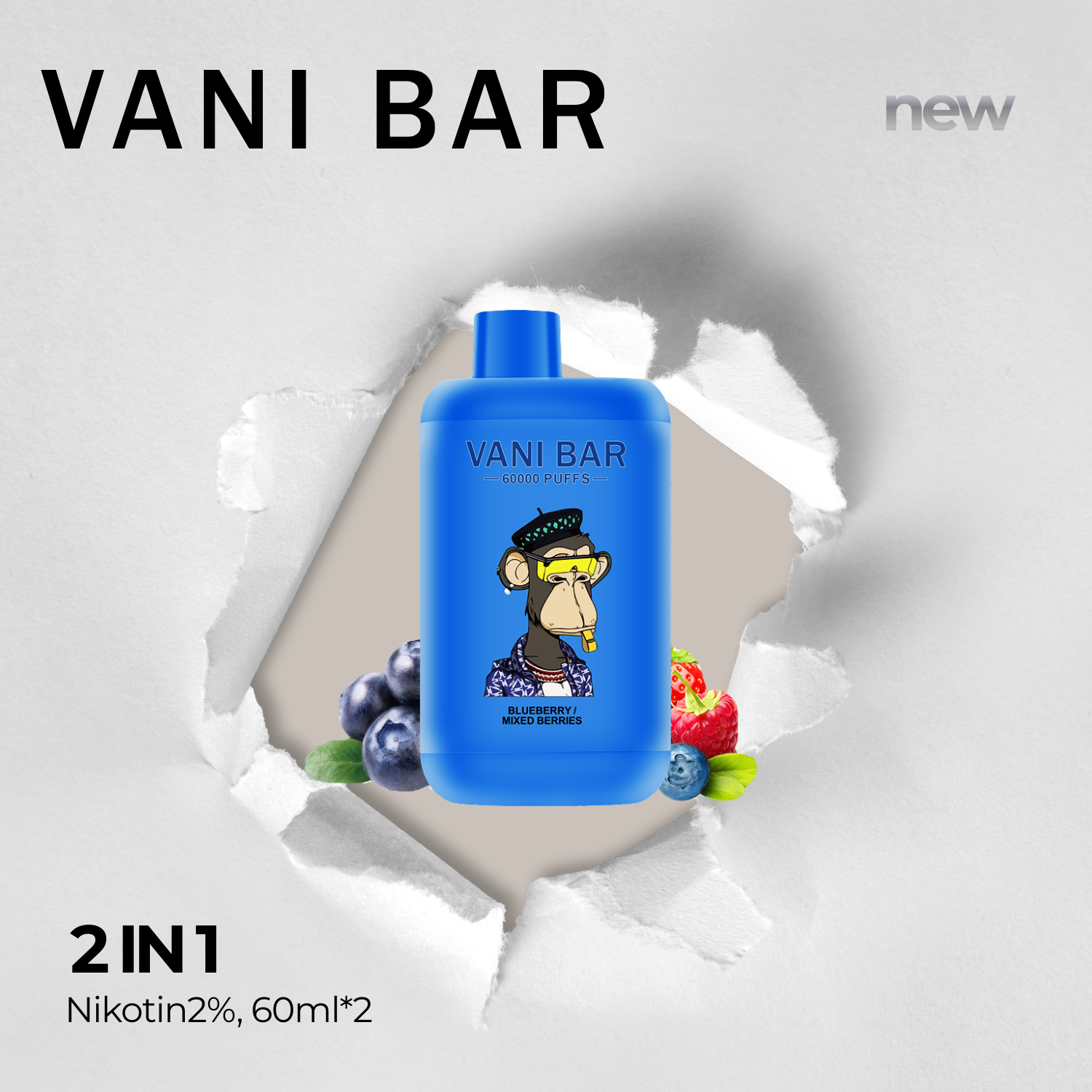 vanibar 2in1 60000 puffs 🎁 Korlátozott idejű csomag