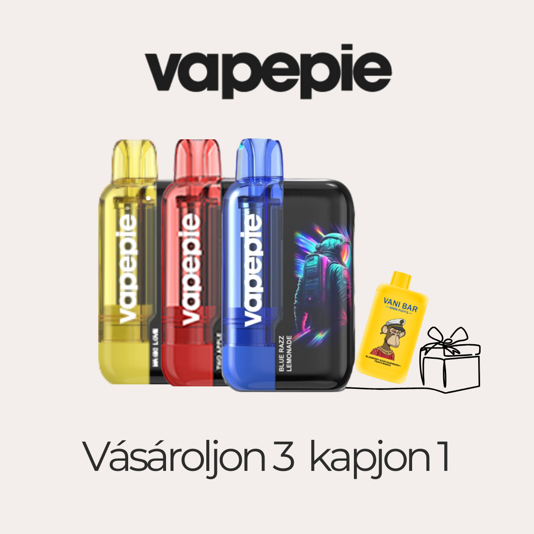✨🎁30000puffs Vásároljon 3 kapjon 1