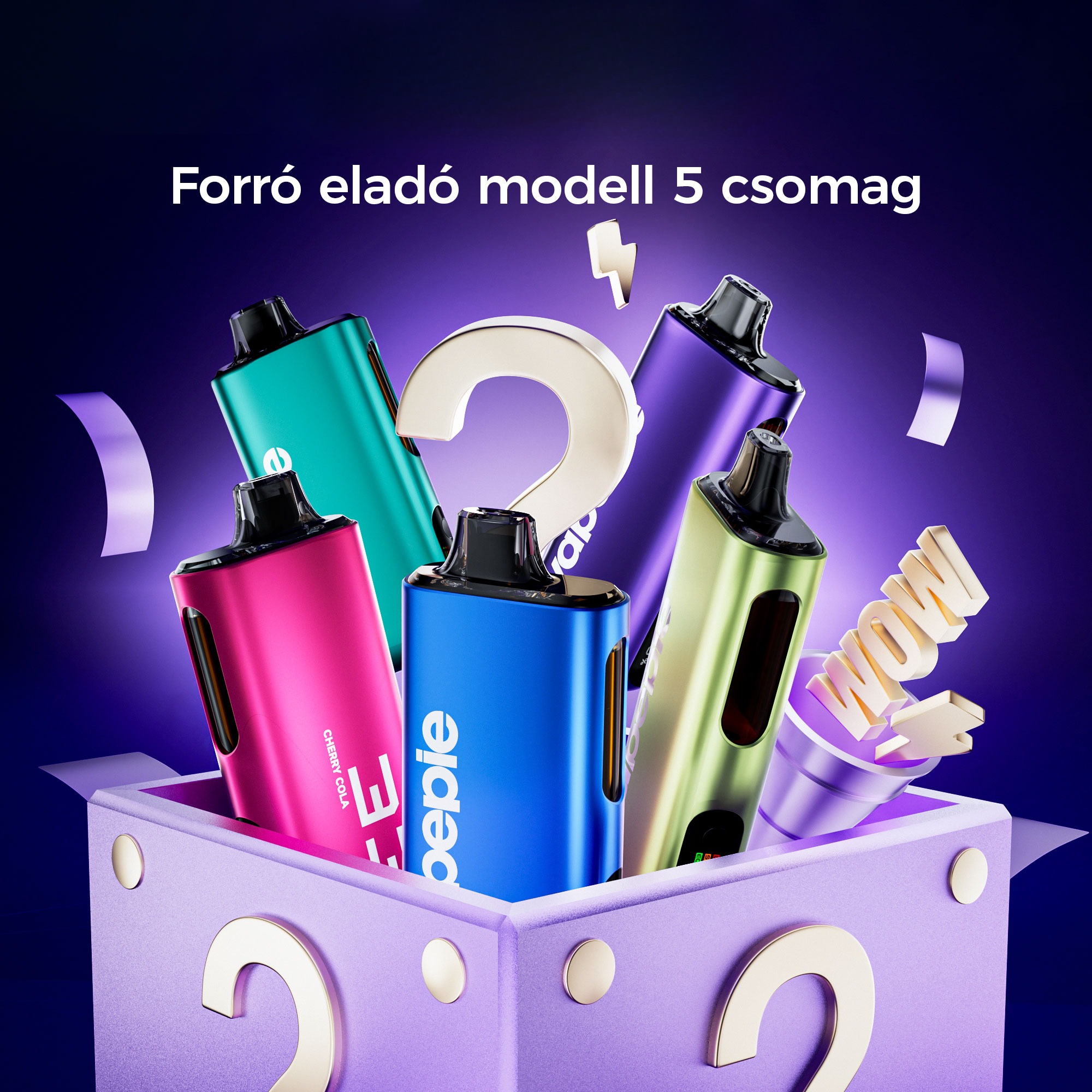 ✨🎁5db 40000puffs meglepetésdoboz-Az átlagár 4900Ft