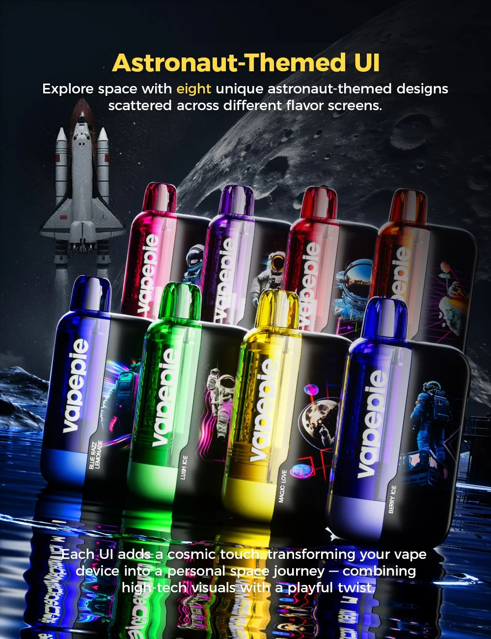 vapepie x TK Ultra Phantom 30000 Puffs & Bogyós Jég 