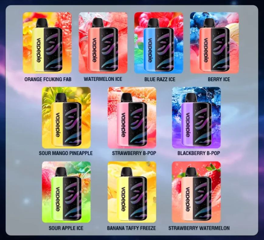 vapepie Galactic Gleam 45000 Puffs – Hajlított kijelző és mas - VÁLASZT MEG! VÉLETLEN ÍZ! OLCSÓBB!