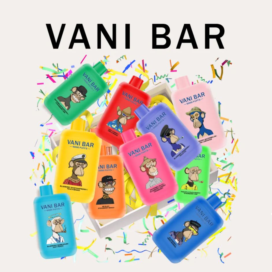 ✨🎁10db Vanibar 2in1 60000puff sajándékkészlet - Tíz különböző íz
