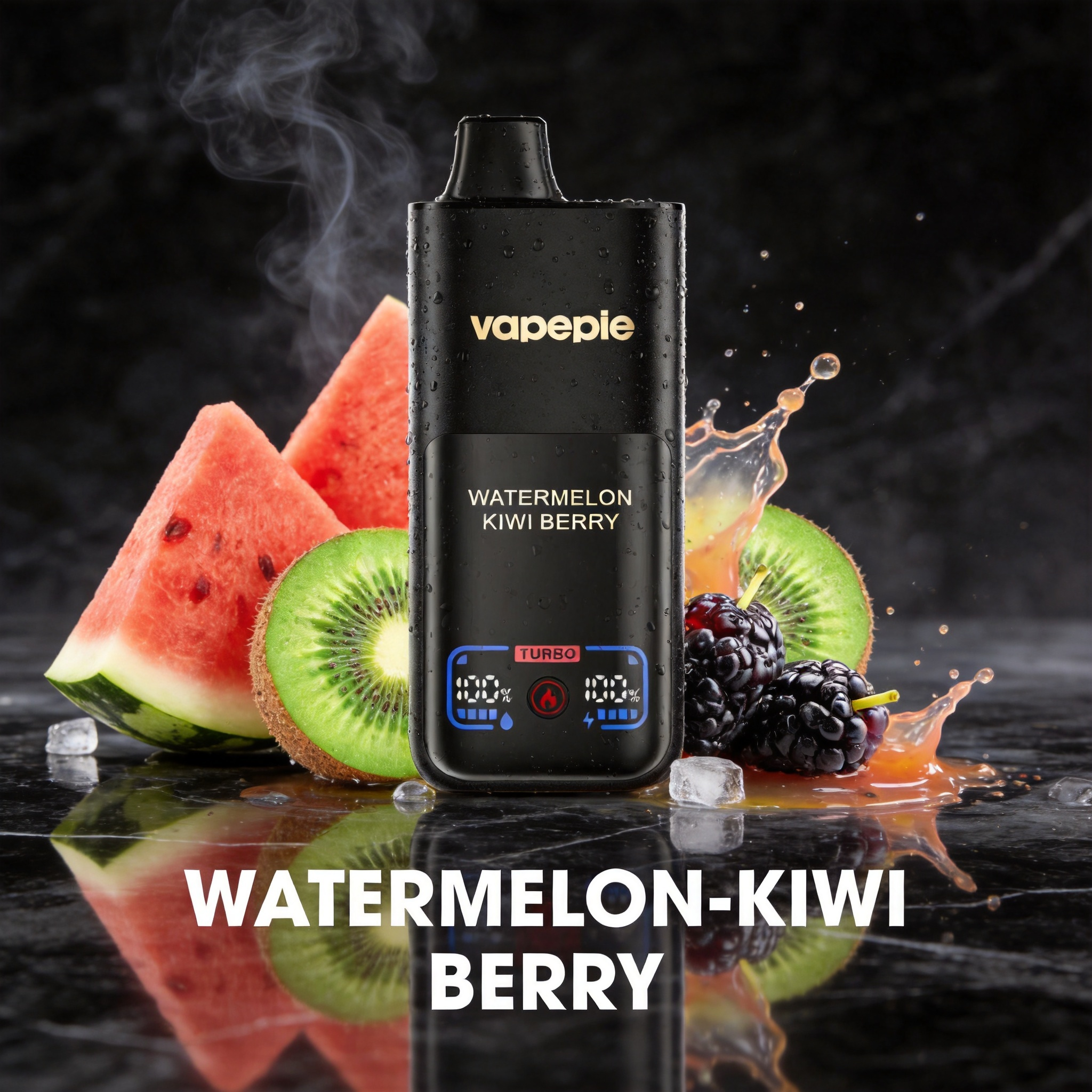 vapepie Mega 70000puffs - Görögdinnye-kivi-bogyós gyümölcs