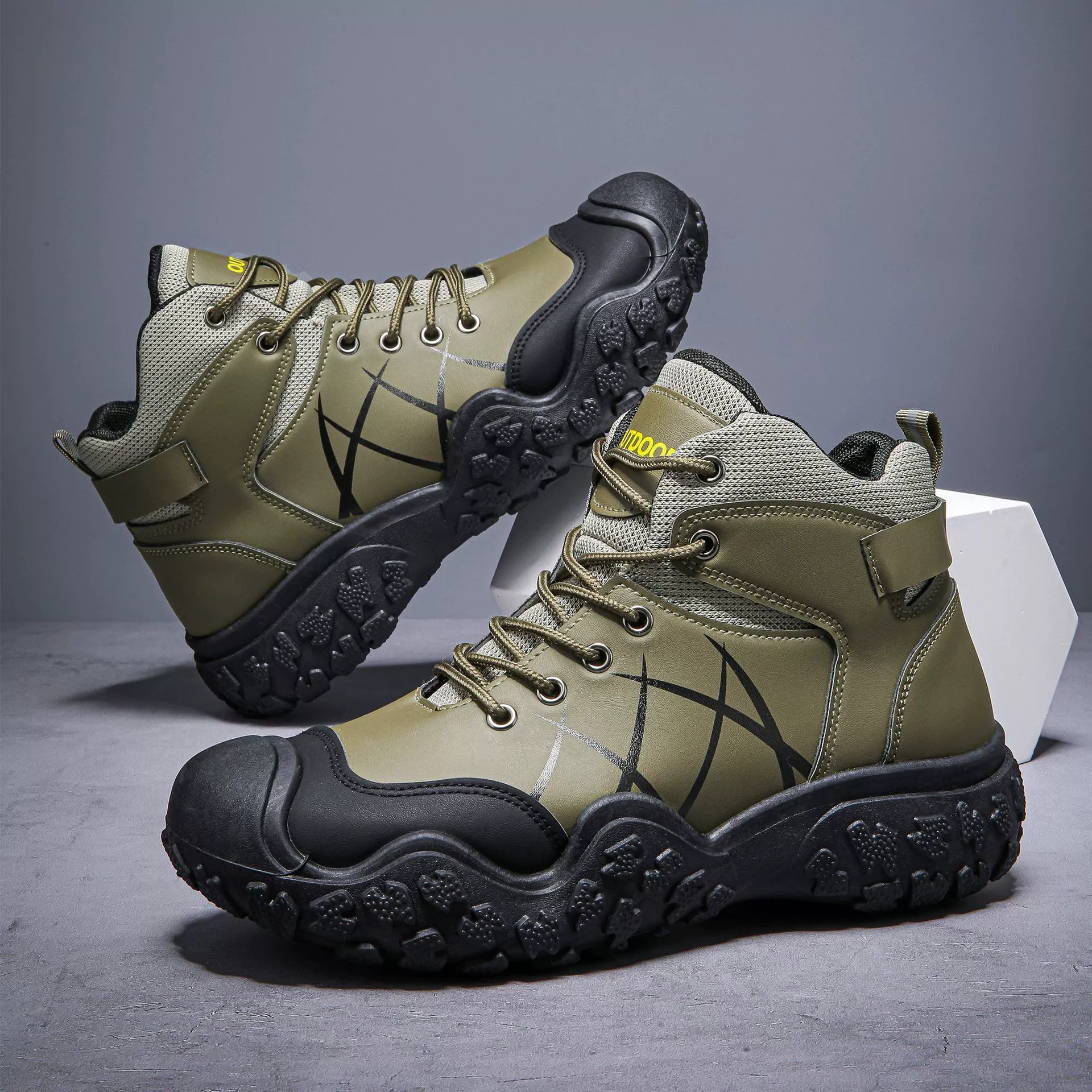 ⏰Limited Time Sale 70% OFF⏰Men's Outdoor Hiking Boots Work Boots - Ideal for Everyday Wear & Outdoor Adventures