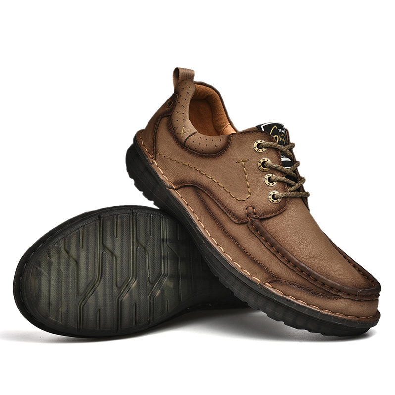 Men's Casual Shoes Tooling Large Toe Shoes