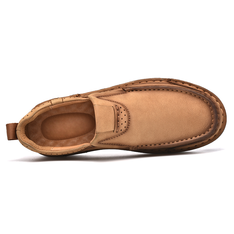 Men's Casual Shoes Tooling Large Toe Shoes