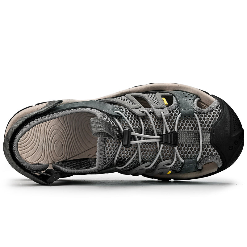 Men's Soft Leather Quick-Dry Breathable Outdoor shoes