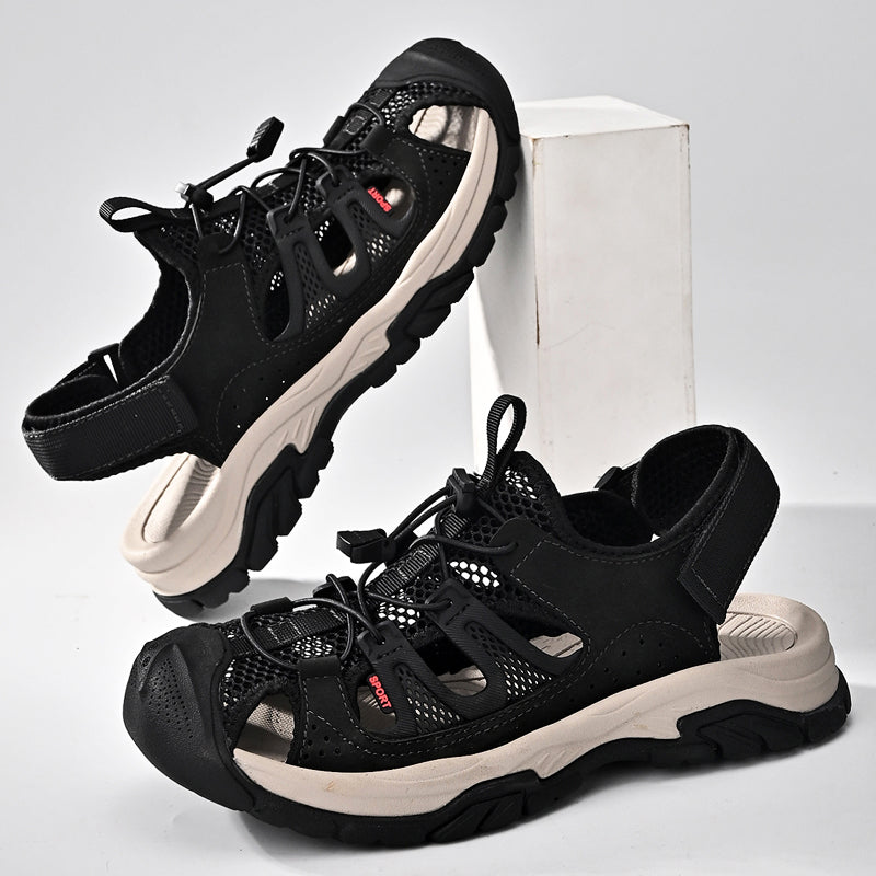 Men's Soft Leather Quick-Dry Breathable Outdoor shoes