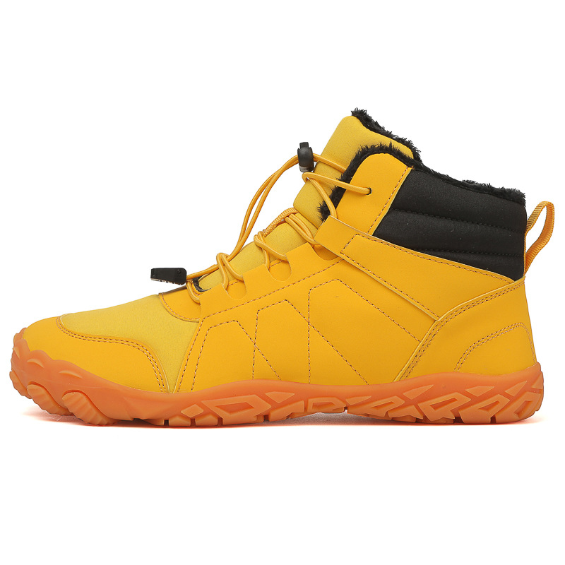 New Men's Outdoor Sports Hiking Shoes Non-slip High Top Martin Boots with Tire Bottom