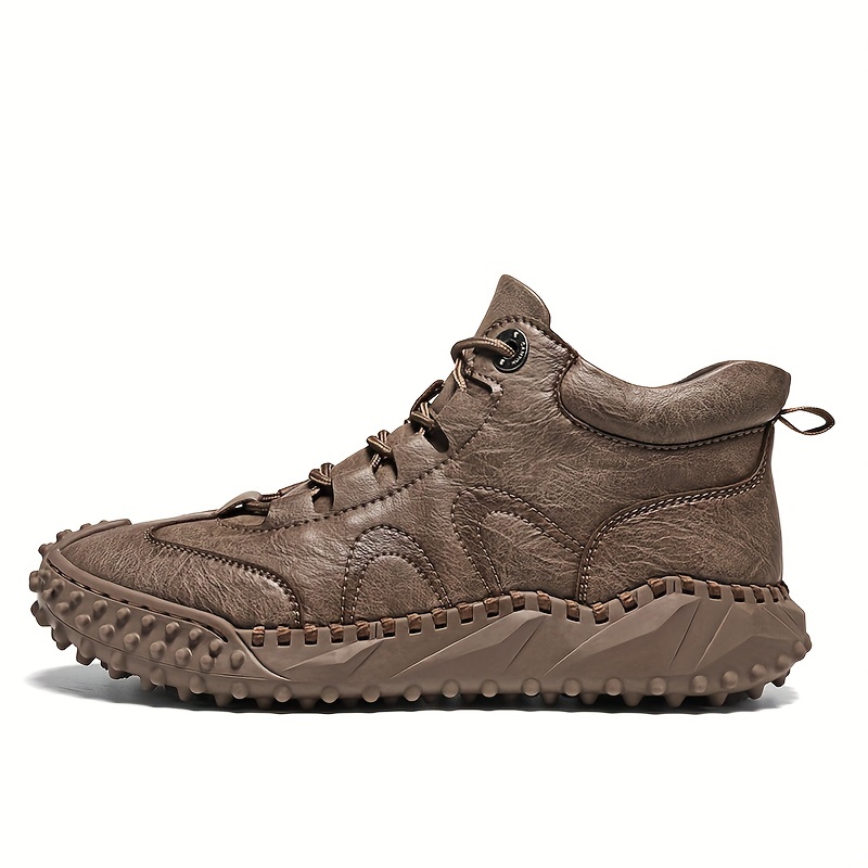 Men's Ankle Top Boots - Casual Outdoor Walking Shoes - Perfect Fit for Spring