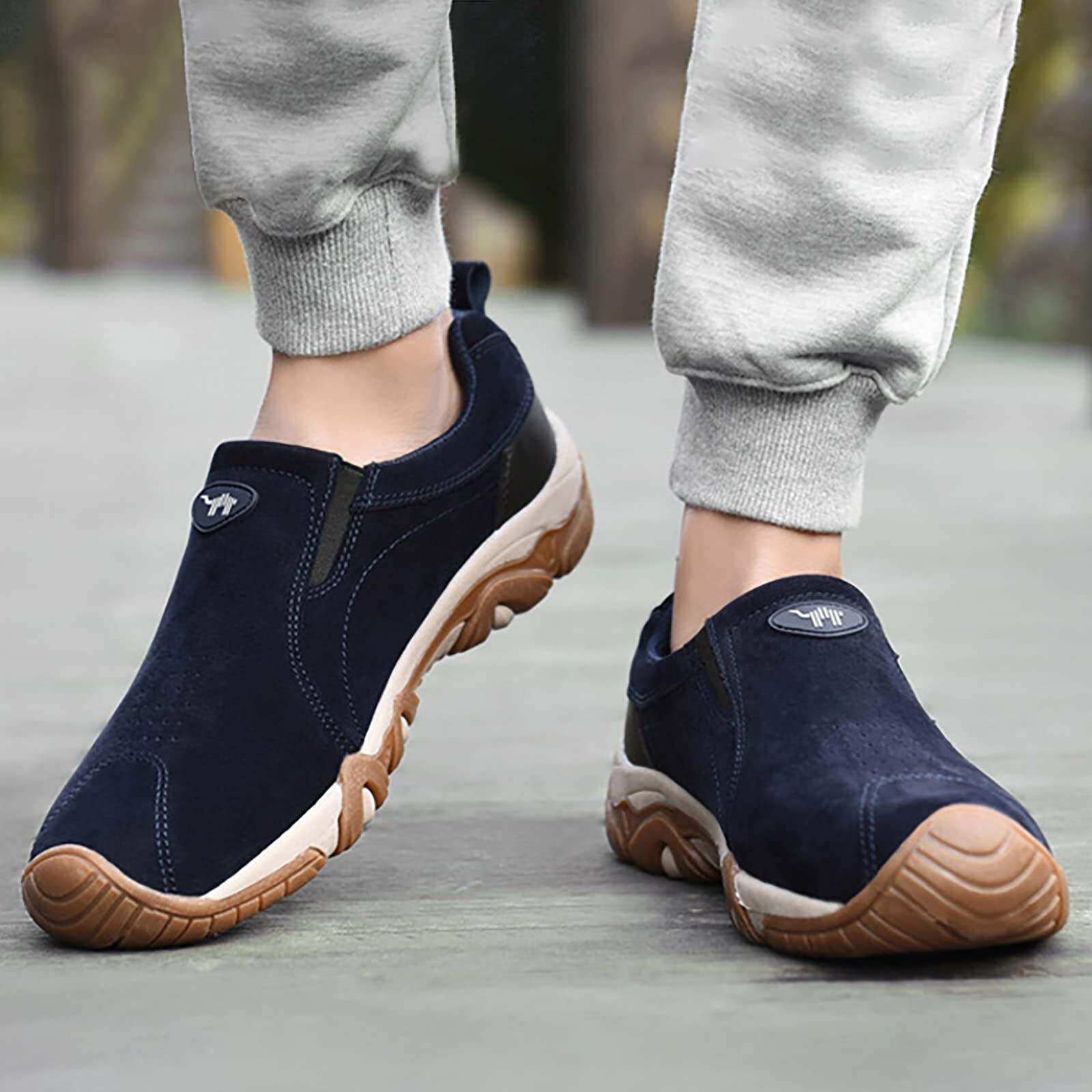 🔥Letzter Tag Aktion 69 % RABATT 🎁Bequeme Outdoor-Slipper für Herren zum Gehen, bequeme Ledersneaker zum Wandern