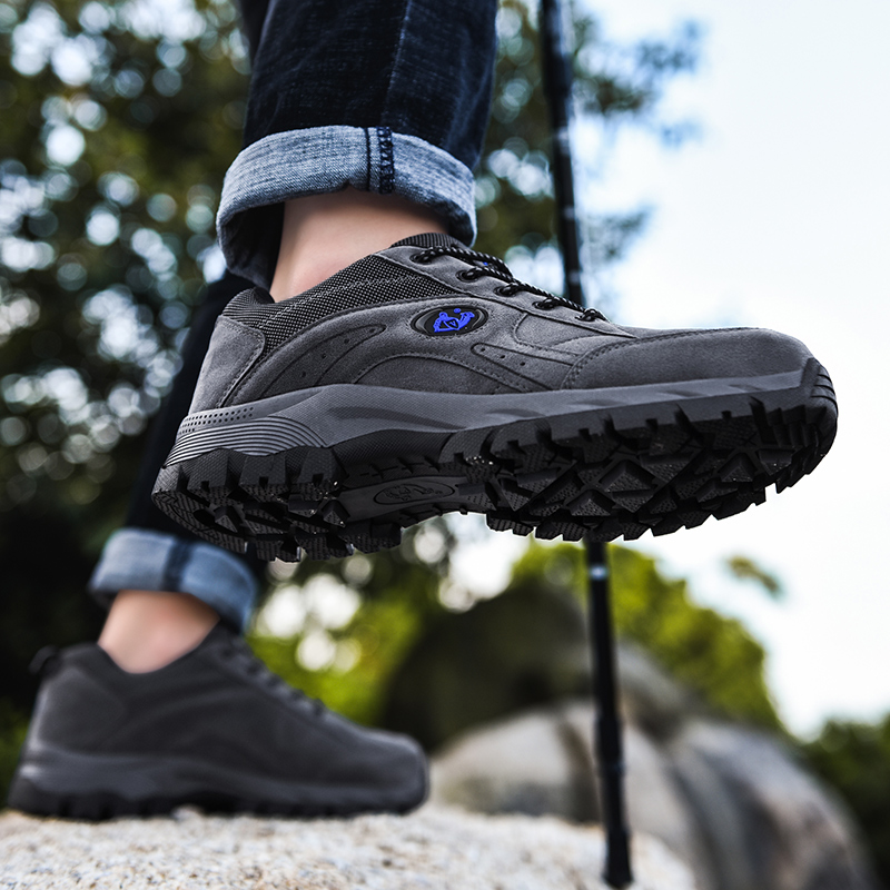 Men's Comfy Arch Support Lightweight Waterproof Non-Slip Hiking Orthopedic Shoes