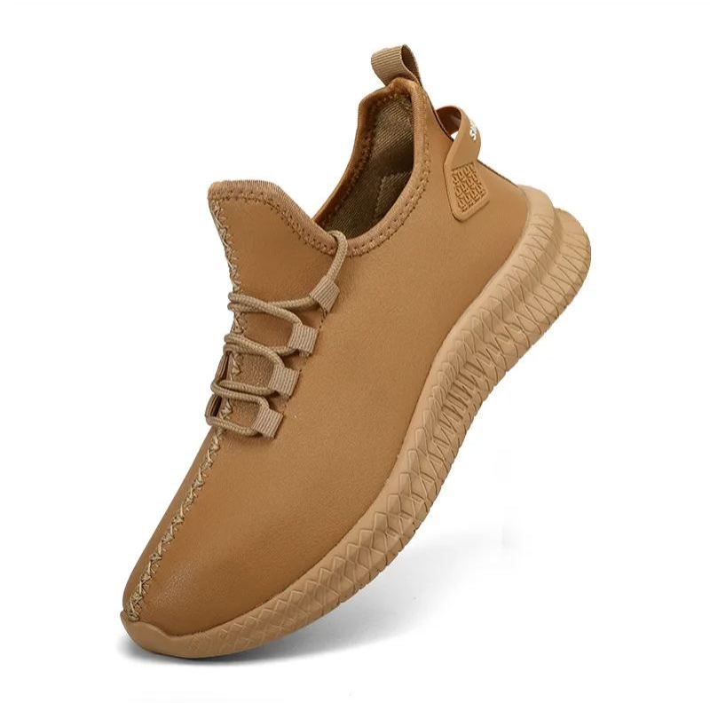 New Men's Leather Comfortable Orthopedic Sports Shoes