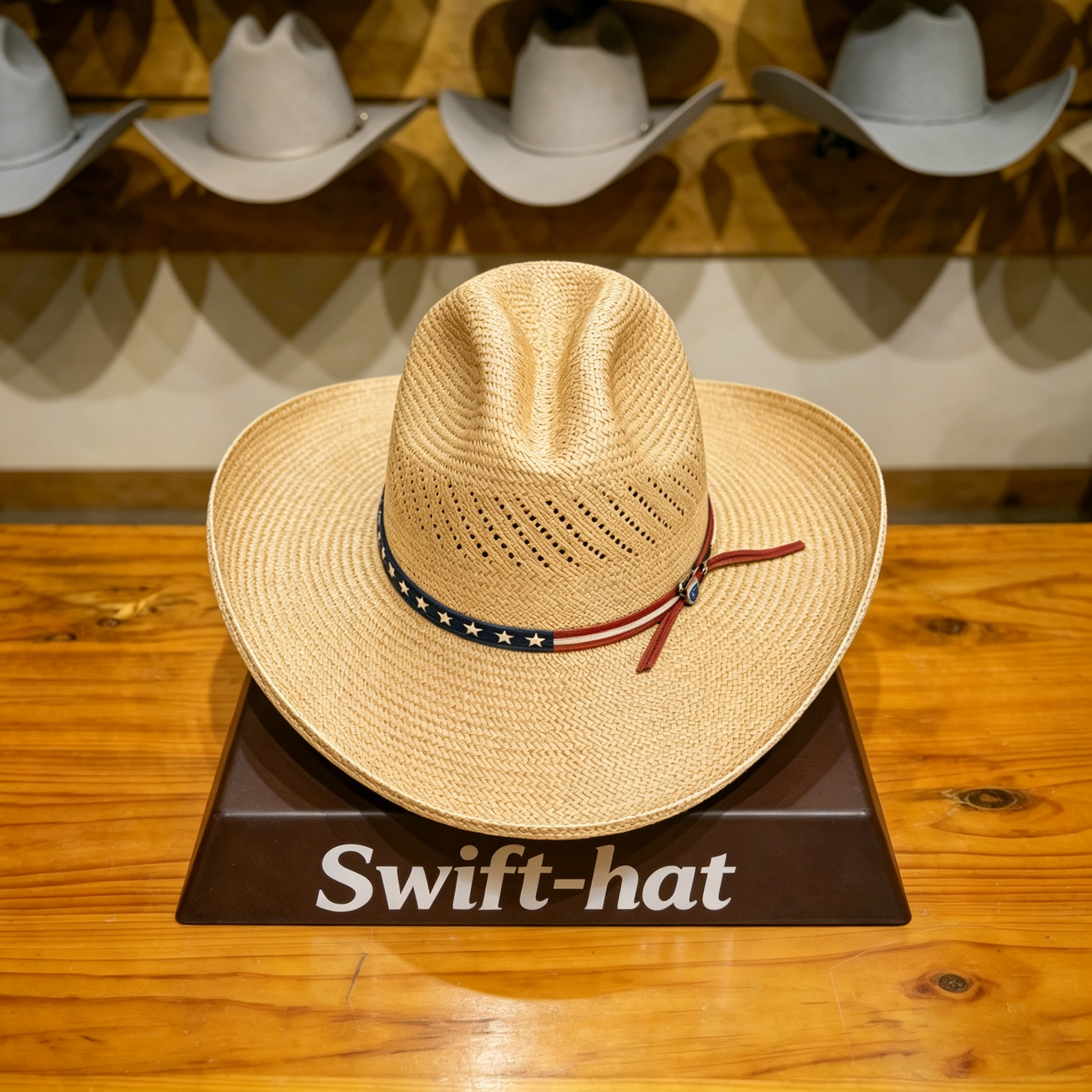 Stestson Palm Leaf Straw Hat