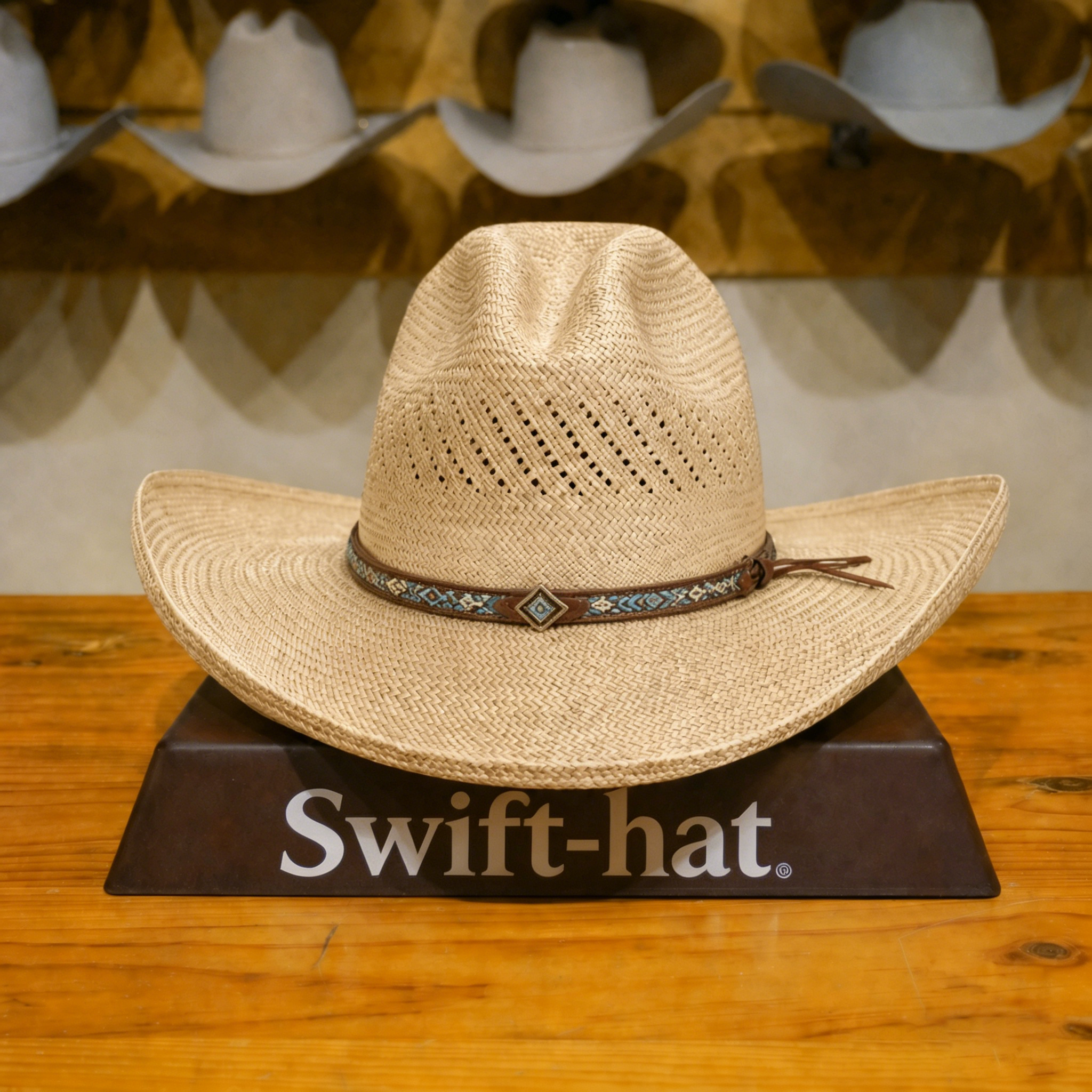Stestson Palm Leaf Straw Hat
